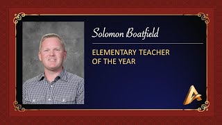 Allen ISD 2024 Elementary Teacher of the Year  Solomon Boatfield [upl. by Romanas]