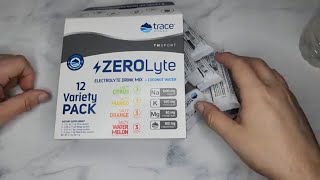 Trace Minerals ZEROLyte Variety Pack Electrolyte Powder Drink Mix Sodium Hydration Supplement Review [upl. by Jaan490]