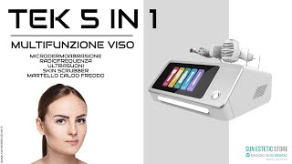 TEK 5 IN 1 APPARECCHIATURA MULTIFUNZIONE VISO [upl. by Akili]