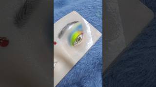 Neon color eyeshadow tutorial tranding shortvideo eyeshadowtutorial cutcrease shorts [upl. by Diamante304]