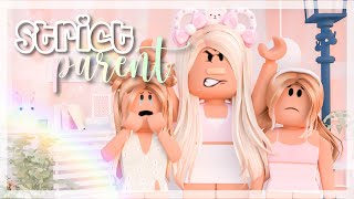 Daily Routine with a Strict Parent  Roblox Bloxburg Roleplay [upl. by Anah]