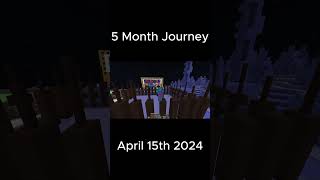 5 Month Journey  Darwins Cool World minecraft minecraftbedrock evolution montage [upl. by Cecilla996]