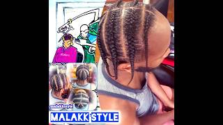 CORNROWS Tresses plaquées Homme Cheveux Afro crépus [upl. by Yemrots]