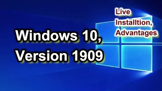 Windows 10 Version 1909 Live Download And Install On Windows 10  Windows 10 November 2019 Update [upl. by Seldun]