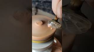 Carving a 29 MILLION year old Gemstone Libyan Desert Glass [upl. by Eelana]