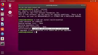 How to Compile and Run C program Using GCC on Ubuntu Linux [upl. by Adnopoz24]