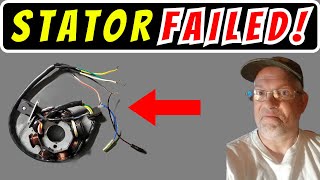 REPLACING FAILED STATOR On GY6 SCOOTER PART18 [upl. by Iene]