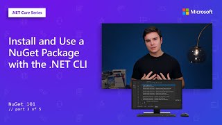 Install and Use a NuGet Package with the NET CLI  NuGet 101 3 of 5 [upl. by Andee959]