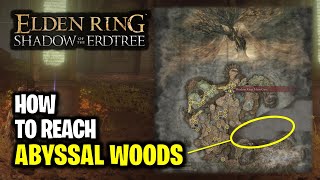 Abyss Map Location  How to Reach Abyssal Woods  Eastern Area of Map  Elden Ring DLC [upl. by Zigmund]