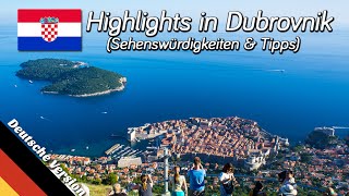 Dubrovnik Kroatien  Tipps amp Sehenswürdigkeiten Balkan Roadtrip Folge 05 [upl. by Enirbas893]