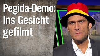 PegidaDemo Ins Gesicht gefilmt  extra 3  NDR [upl. by Kristo894]