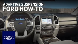 Adaptive Suspension  Ford HowTo  Ford [upl. by Aerdnu140]