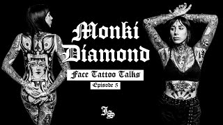 Tattooing amp Transformation Across Continents  Face Tattoo Talks ep 5  Monki Diamond tattooartist [upl. by Anihcak]