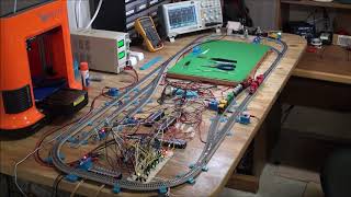 Autonomous Arduino  IR Controlled Model Railroad [upl. by Pinebrook]