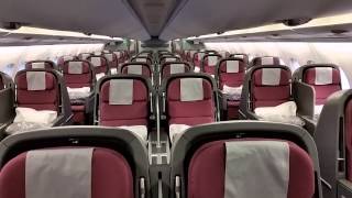 Qantas A380 cabin walkthrough  upper deck [upl. by Anihc675]