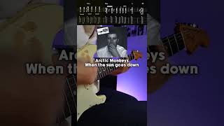 Arctic MonkeysWhen the sun goes down Guitar tabstutoriallesson indierock [upl. by Zachary]