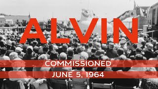 The Commissioning of Alvin June 5 1964 [upl. by Myrilla]