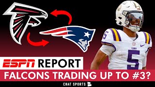 REPORT Patriots Open To Trading 3 Pick Falcons Rumored To Be Interested In Trade  Falcons Rumors [upl. by Hinkle434]