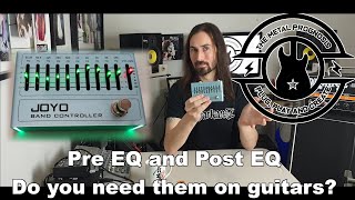 Talking EQ Pre amp Post Orange Dark Terror and Joyo 10 EQ band pedal [upl. by Torray590]