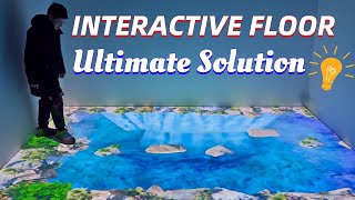 Ultimate 3D Interactive Floor Projection Mapping Tutorial Create Art Hologram Projector Tile Floors [upl. by Aramo]