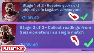 Receive your next objective in Logjam Lumberyard  COMPLETE Fortnite Receive your next objective [upl. by Aciretal]