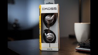 Koss KSC75 Headphones Best 20 On Ear 🎧 [upl. by Heger]