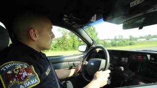 Alabama State Troopers ride with commercial truckers to enforce state driving laws [upl. by Adnilreb]