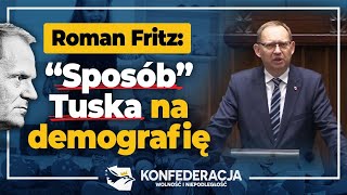 Sposób premiera Tuska na rozwoj demograficzny Polski Roman Fritz [upl. by Culver]