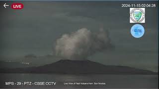 TAAL VOLCANO UPDATE  NOVEMBER 15 2024 [upl. by Nath771]