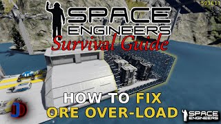 Space Engineers Survival Guide  Sorters and Refineries save the day  s1e11 [upl. by Reider836]