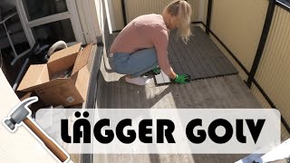 LÄGGER NYTT GOLV  vlogg [upl. by Townshend]