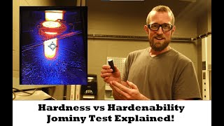 Hardness vs Hardenability Jominy Test Explained [upl. by Iretak146]