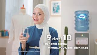 9 dari 10 Bumil Setuju Minum AQUA Gak Bikin Mual atau Eneg [upl. by Llenral]