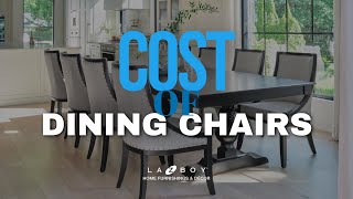 What Is The Cost of Dining Room Chairs LowQuality vs HighEnd [upl. by Nnylg]