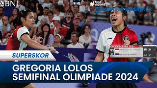 Hasil Bulu Tangkis Olimpiade Paris 2024  GREGORIA MARISKA BUNGKAM MANTAN JUARA DUNIA OTW Semifinal [upl. by Addiego270]