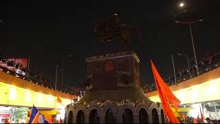 Kranti chowk aurangabad shivaji maharaj putla LIVE [upl. by Ykcor]