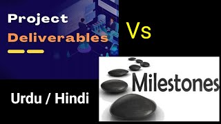 project deliverables vs milestones in Urdu Hindi projectmanagement project [upl. by Noorah989]