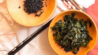 Easy Wakame Seaweed Salad Recipe  EatSimpleFoodcom [upl. by Tartaglia739]