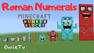 Roman Numerals Song Numberblocks Minecraft  Math and Number Songs for Kids [upl. by Ellerd]