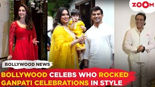 From Kiara Advani to Govinda Bollywood Celebs who Dazzled at Ganpati Festivities [upl. by Ennirak]