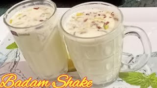 bajar se bhi achcha badam milk shake banane ka sabse aasan tarika badam milk shake by renus recipe [upl. by Ogaitnas]