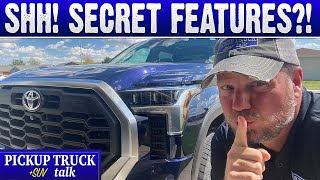 Most Owners Dont Know About These 2022 Toyota Tundra Secret Features [upl. by Coleen]