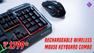 Zebronics Transformer Pro  Rechargeable Wireless Gaming Keyboard Mouse [upl. by Roxane]