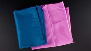 How To Sew With Satin And Taffeta [upl. by Recnal887]