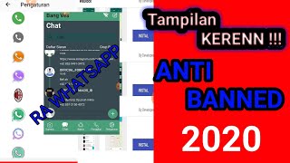 RA whatsapp terbaru 2020 tampilan menarik anti banned [upl. by Zap]