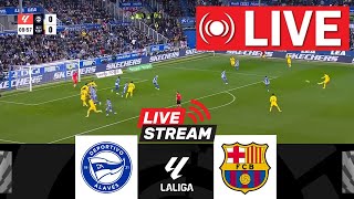 🔴EN VIVO Alavés vs Barcelona  LaLiga 2425  Partido en Vivo Hoy [upl. by Cory]