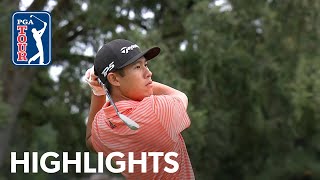 Collin Morikawas highlights  Round 2  Safeway Open 2019 [upl. by Aicnarf]