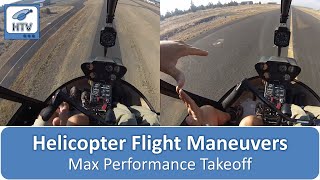 How To Do a Helicopter Max Performance Takeoff When You Need a Steep Vertical Departure [upl. by Korey]