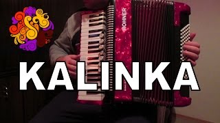 Kalinka Russian Folk Music On Accordion Hohner [upl. by Ocire]