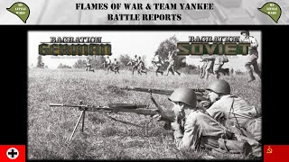 32 Flames of War Battle Report Bagration struggle [upl. by Wiltsey]